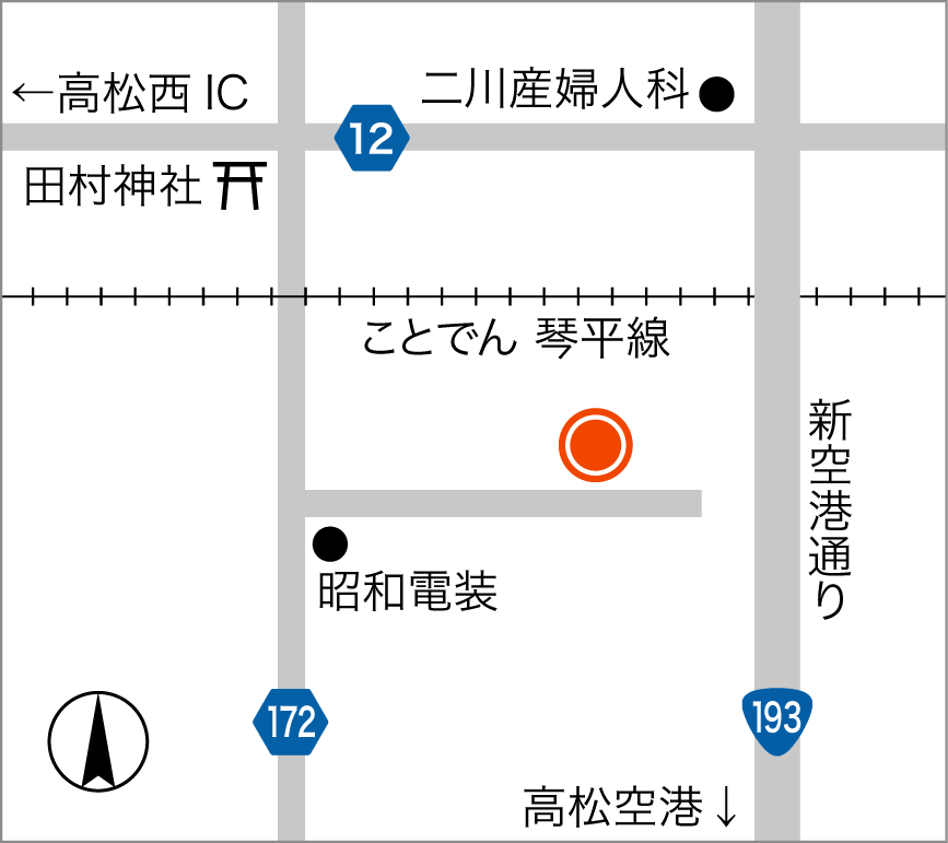 讃州電気 本社マップ